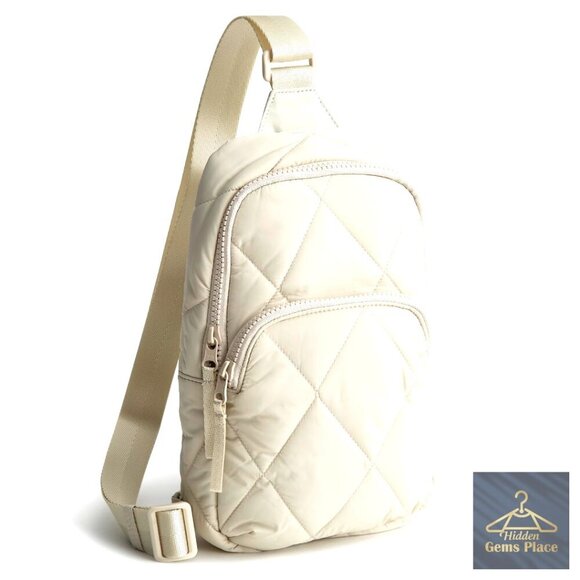 Featherweight Sling Backpack, Adjustable Strap, Water Repellent, 11x7x3
